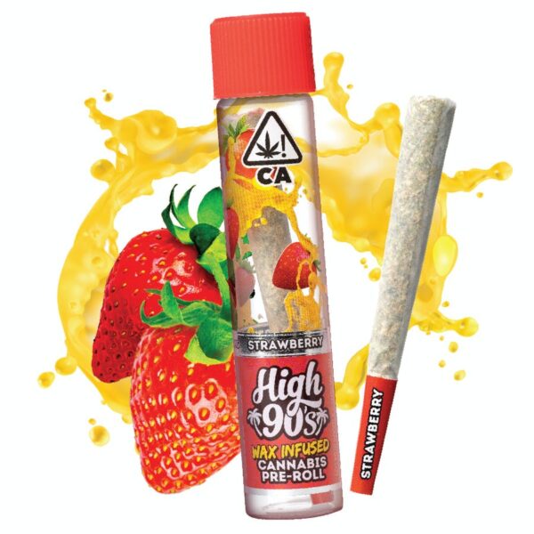 Buy High 90s : Strawberry 1,200mg Pre-Roll In France